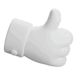 3dicons thumb up dynamic clay